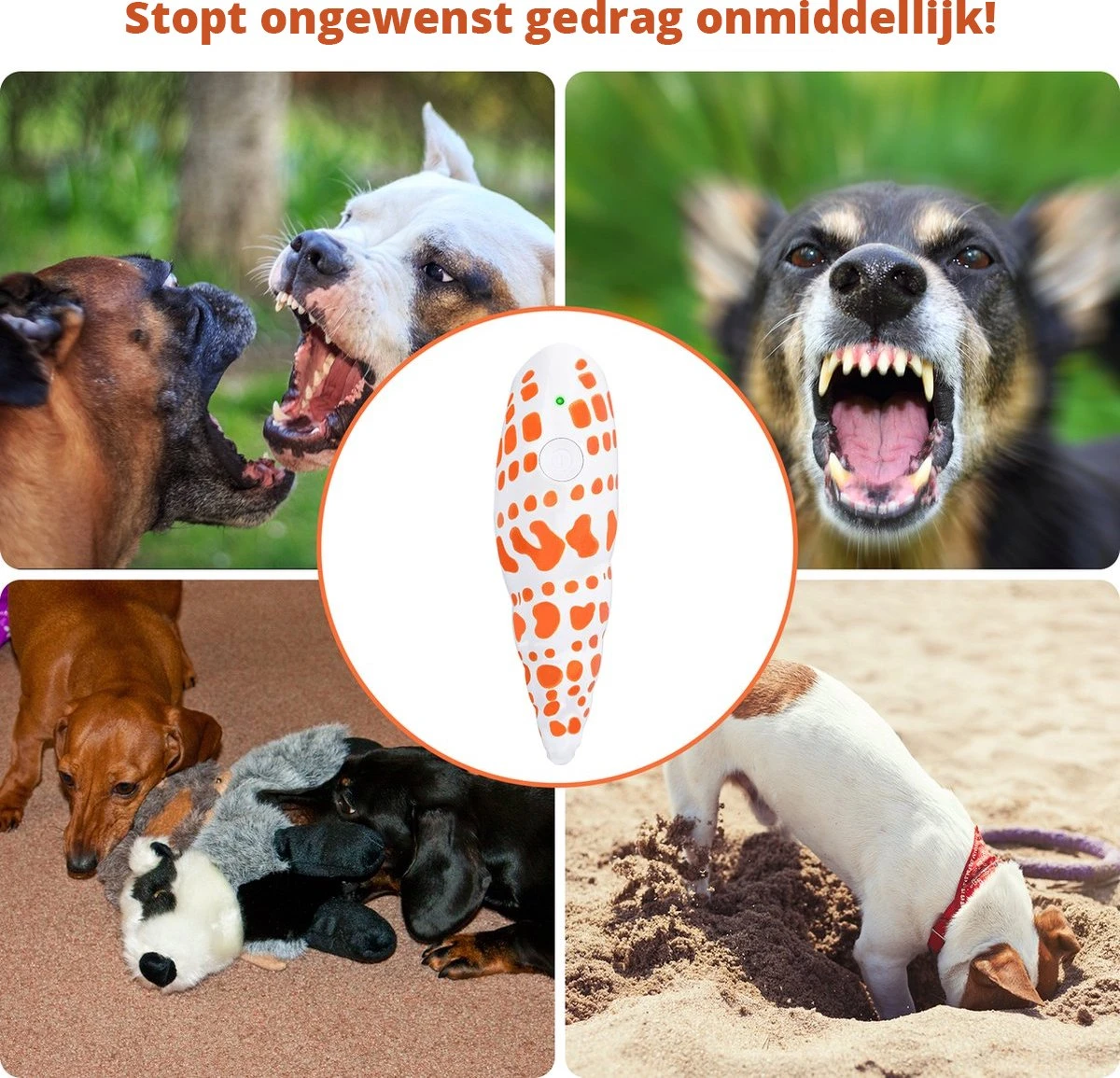 Merkloos LotaHome - Anti Blaf Apparaat - Hondentrainer Voor Binnen En Buiten - Bereik Tot 15 Meter - Diervriendelijk - Zonder Schok - Ultrasone - Voor Alle Honden - Inclusief Clicker 10 Merkloos LotaHome - Anti Blaf Apparaat - Hondentrainer Voor Binnen En Buiten - Bereik Tot 15 Meter - Diervriendelijk - Zonder Schok - Ultrasone - Voor Alle Honden - Inclusief Clicker - Afbeelding 8