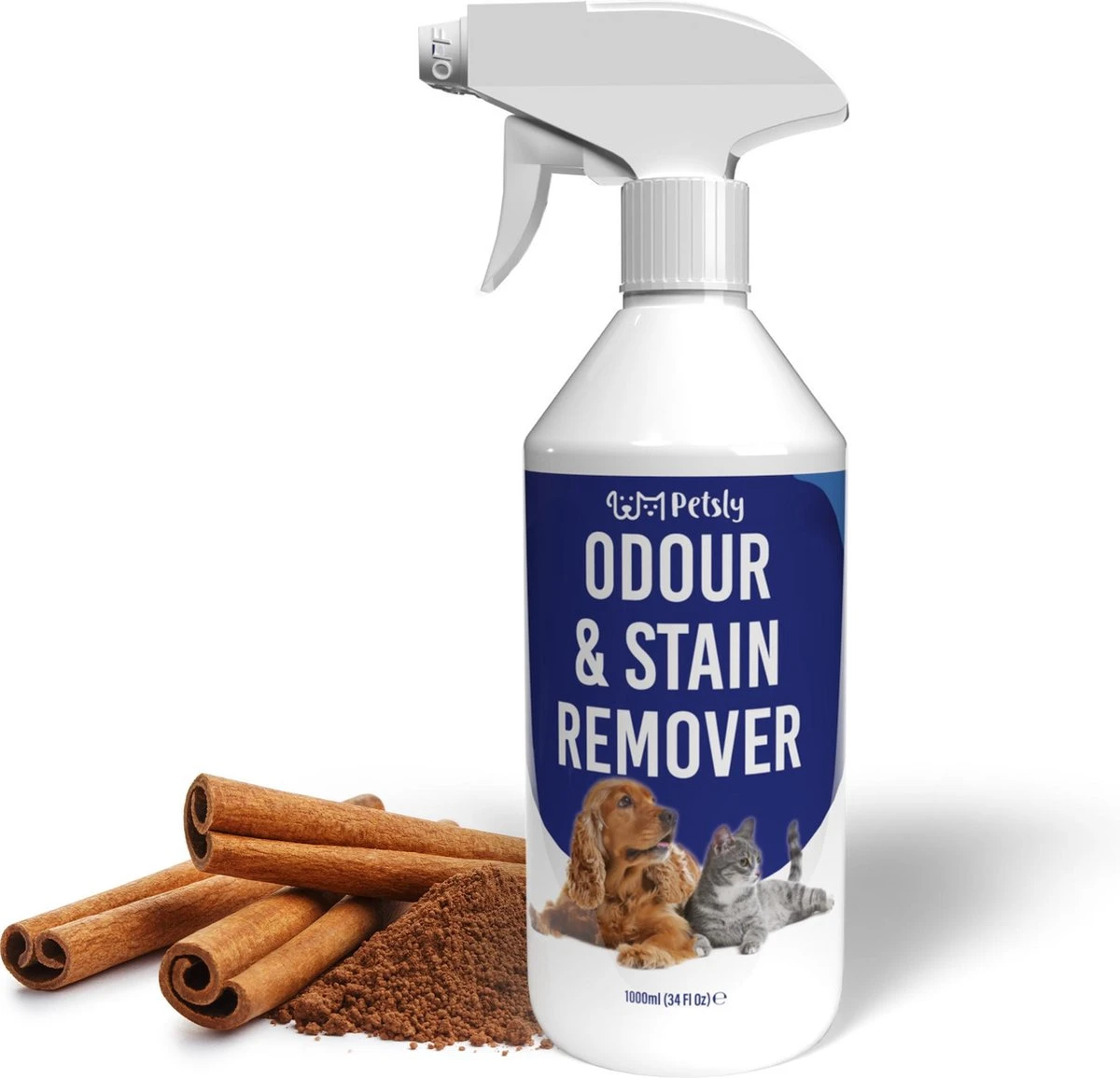 Petsly Odour & Stain Remover - Geurverwijderaars - Urine Vlekken Verwijderen Urinegeur Verwijderen Met Plantaardige Enzymen - 1L 3 Petsly Odour & Stain Remover - Geurverwijderaars - Urine Vlekken Verwijderen Urinegeur Verwijderen Met Plantaardige Enzymen - 1L