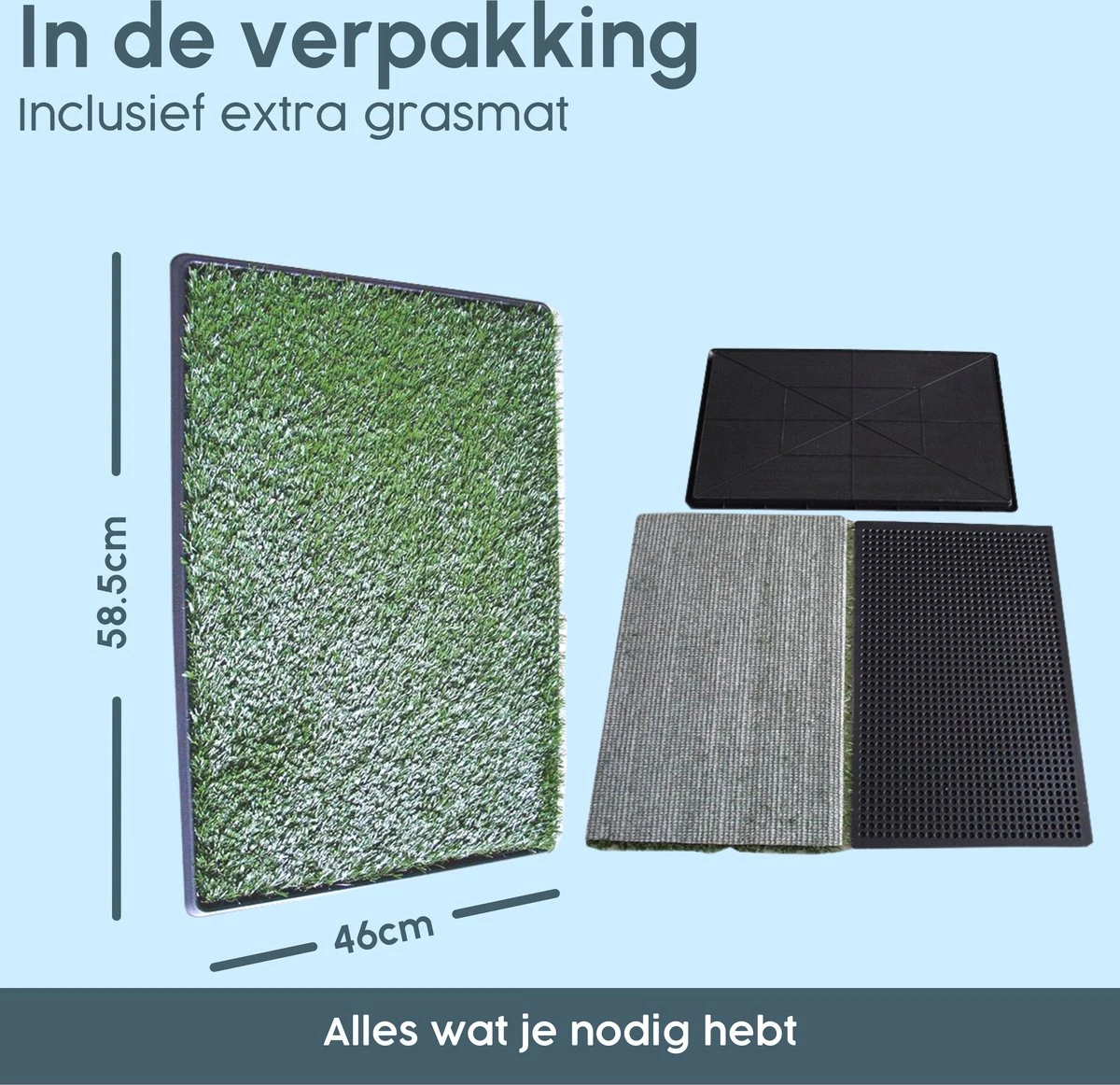 Merkloos Gtrise Hondentoilet Met 2 Matten - Out/Indoor - Zindelijkheidstraining Ebook - Dieren Wc 5 Merkloos Gtrise Hondentoilet Met 2 Matten - Out/Indoor - Zindelijkheidstraining Ebook - Dieren Wc - Afbeelding 3