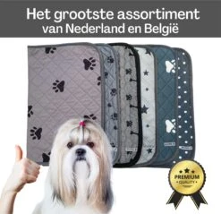 XXL Puppy Training Pad - Plasmat - Zwart - 104 X 104 Cm - Hondentoilet - Herbruikbaar - Wasbaar -Hondenspullen Verkoop 1200x1163 4