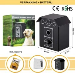 Merkloos Barky® Anti Blaf Apparaat Honden Ultrasoon Hondentrainer Incl Batterij - Anti Blafband Alternatief Veilig & Diervriendelijk - Dog Anti Bark Control -Hondenspullen Verkoop 1200x1172 8