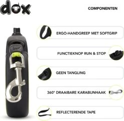 DDOXX Intrekbare Hondenriem, Reflecterend | Vele Kleuren & Maten | Voor Kleine & Grote Honden | Intrekbare Hondenriem Puppy Kat | Hondenriem Accessoires Hond | XS, 3 M, Tot 8 Kg, Geel 9 DDOXX Intrekbare Hondenriem, Reflecterend | Vele Kleuren & Maten | Voor Kleine & Grote Honden | Intrekbare Hondenriem Puppy Kat | Hondenriem Accessoires Hond | XS, 3 M, Tot 8 Kg, Geel -Hondenspullen Verkoop 1200x1173 2