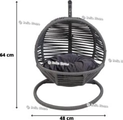 Merkloos Mini Hangstoel Swing Simba Kat / Hond Grijs 9 Merkloos Mini Hangstoel Swing Simba Kat / Hond Grijs -Hondenspullen Verkoop 1200x1174 14