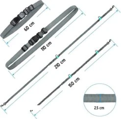 Oak's First Elastische En Diervriendelijke Looplijn Met Heupriem - Hondenriem - 150cm/210cm - Grijs 10 Oak's First Elastische En Diervriendelijke Looplijn Met Heupriem - Hondenriem - 150cm/210cm - Grijs -Hondenspullen Verkoop 1200x1180 6