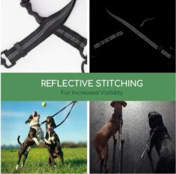 Nobleza Splitter Hondenriem - Dubbel Aanlijnriem Voor Honden - Splitter Verstelbaar - Zwart -Hondenspullen Verkoop 1200x1187 14