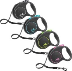 Flexi Rollijn Design - Zwart - L 8 Flexi Rollijn Design - Zwart - L -Hondenspullen Verkoop 1200x1189 8