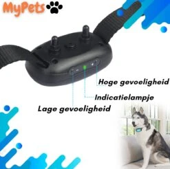 MyPets™ Anti-blafband - Anti Blaf Apparaat - Voor Kleine Honden En Grote Honden - Diervriendelijk - Opvoedingshalsband - Trainingshalsband - 2022/2023 Versie - Inclusief Batterijen -Hondenspullen Verkoop 1200x1193 5