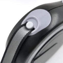 Hondenriem-Looplijn-Zwart/Grijs-8 Meter Oprol-Hond Lijn-Automatisch Rollijn -Hondenspullen Verkoop 1200x1194 1