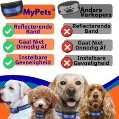 MyPets™ Anti-blafband - Anti Blaf Apparaat - Voor Kleine Honden En Grote Honden - Diervriendelijk - Opvoedingshalsband - Trainingshalsband - 2022/2023 Versie - Inclusief Batterijen -Hondenspullen Verkoop 1200x1194 5