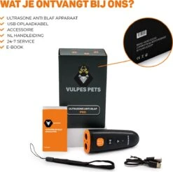 Vulpes Pets® Ultrasone Anti Blaf Apparaat – 3-in-1 Anti Blaf Apparaat Pro - Diervriendelijk & Zonder Schok - Alternatief Anti Blafband - Voor Kleine & Grote Honden - Audio - Flashlight - USB-Oplaadbaar 28 Vulpes Pets® Ultrasone Anti Blaf Apparaat – 3-in-1 Anti Blaf Apparaat Pro - Diervriendelijk & Zonder Schok - Alternatief Anti Blafband - Voor Kleine & Grote Honden - Audio - Flashlight - USB-Oplaadbaar -Hondenspullen Verkoop 1200x1195 4