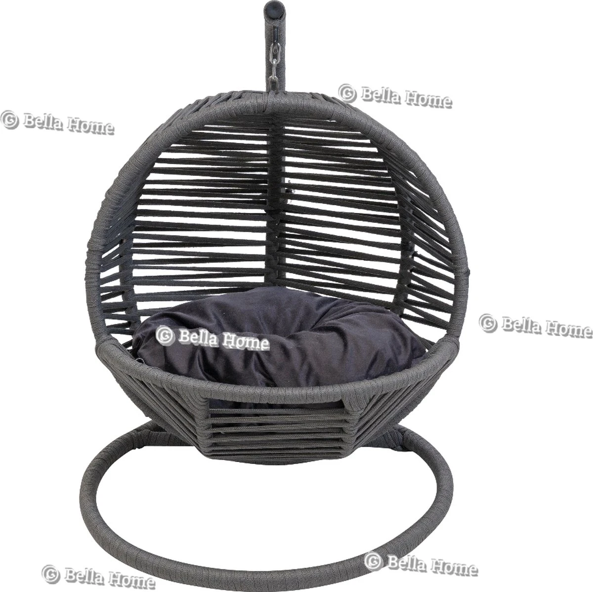 Merkloos Mini Hangstoel Swing Simba Kat / Hond Grijs 4 Merkloos Mini Hangstoel Swing Simba Kat / Hond Grijs - Afbeelding 2