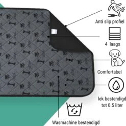 Jooba Puppy Training Pads - Wasbare Puppy Pads 2 Stuks - Hondentoilet - 70x50cm - Puppy -Hondenspullen Verkoop 1200x1198 18