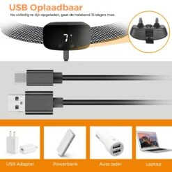 Amaeze Anti Blafband - Opvoedingshalsband Zonder Schok En Diervriendelijk – Blafband Voor Honden – Opvoedingshalsbanden - Voor Kleine En Grote Honden - Antiblafband Zonder Schok Waterdicht - Oplaadbaar - Vibratie En Audio -Hondenspullen Verkoop 1200x1200 1029