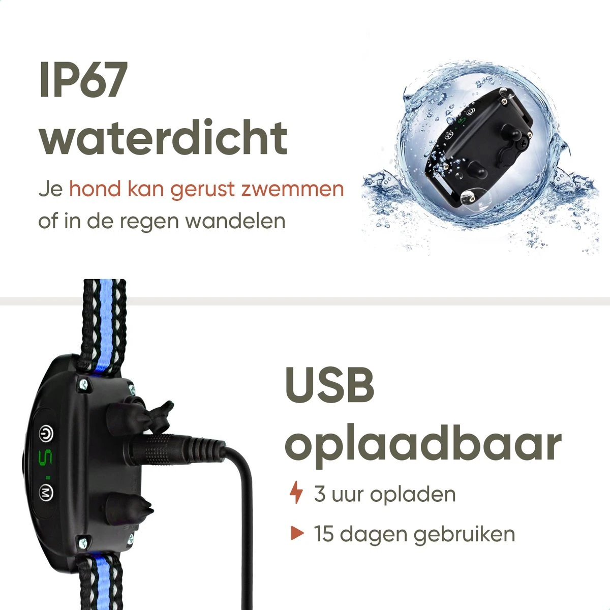 Premium Anti Blafband Apparaat Om Je Hond Snel En Effectief Te Laten Stoppen Met Blaffen - Diervriendelijke Opvoedingshalsband Zonder Schok - Trainingshalsband Voor Grote En Kleine Honden - Anti Blaf Apparaat - Correctie Halsband 9 Premium Anti Blafband Apparaat Om Je Hond Snel En Effectief Te Laten Stoppen Met Blaffen - Diervriendelijke Opvoedingshalsband Zonder Schok - Trainingshalsband Voor Grote En Kleine Honden - Anti Blaf Apparaat - Correctie Halsband - Afbeelding 7