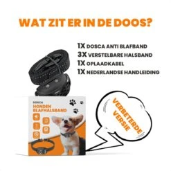 DOSCA® Anti Blafband - Anti Blaf Apparaat - Blafband Voor Honden - Zonder Schok En Diervriendelijk -Hondenspullen Verkoop 1200x1200 1075