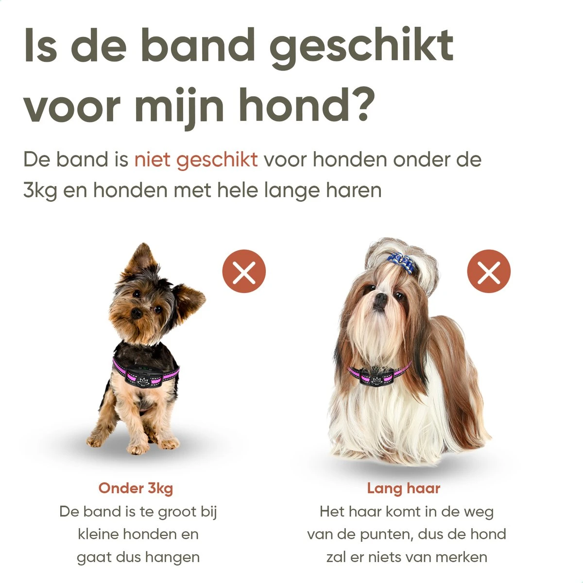 Premium Anti Blafband Om Je Hond Snel En Effectief Te Laten Stoppen Met Blaffen - Diervriendelijke Opvoedingshalsband Zonder Schok - Trainingshalsband Voor Grote En Kleine Honden - Anti Blaf Apparaat - Correctie Halsband 5 Premium Anti Blafband Om Je Hond Snel En Effectief Te Laten Stoppen Met Blaffen - Diervriendelijke Opvoedingshalsband Zonder Schok - Trainingshalsband Voor Grote En Kleine Honden - Anti Blaf Apparaat - Correctie Halsband - Afbeelding 3