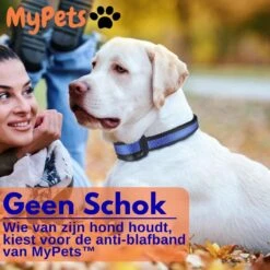 MyPets™ Anti-blafband - Anti Blaf Apparaat - Voor Kleine Honden En Grote Honden - Diervriendelijk - Opvoedingshalsband - Trainingshalsband - 2022/2023 Versie - Inclusief Batterijen -Hondenspullen Verkoop 1200x1200 1120