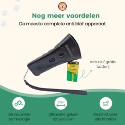Dierboel Professionele Anti Blaf Apparaat 2022 - Diervriendelijke Ultrasoon Anti Blaf Apparaat - Voor Het Trainen Van Kleine & Grote Honden - Zonder Schok -Hondenspullen Verkoop 1200x1200 1126