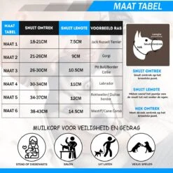 Sharon-B Muilkorf Hond - Camo Bruin - Maat M - Snuitomtrek 26 Tot 30 Cm - Voor Middelgrote Honden -Hondenspullen Verkoop 1200x1200 1162