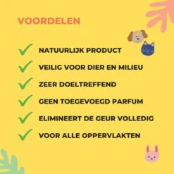 Urine Odour & Stain Remover - Urinegeur Verwijderen - Urine Vlekken Verwijderen - Natuurlijk En Veilig - Geurverwijderaar - Vlekkenverwijderaar - Weg Met Nare Geurtjes - Hond - Kat - 1 Liter -Hondenspullen Verkoop 1200x1200 1217