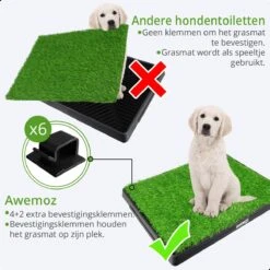 AWEMOZ Hondentoilet Kunstgras - Met 2 Matten En Opvangbak - 64x52x7,5cm - Puppy Pads - Zindelijkheidstraining Hond - Training Pads - Indoor / Outdoor Honden Toilet 16 AWEMOZ Hondentoilet Kunstgras - Met 2 Matten En Opvangbak - 64x52x7,5cm - Puppy Pads - Zindelijkheidstraining Hond - Training Pads - Indoor / Outdoor Honden Toilet -Hondenspullen Verkoop 1200x1200 1243
