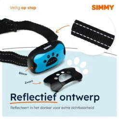 Simmy Anti Blafband - Diervriendelijke Opvoedingshalsband - Zwart En Blauw - Diervriendelijk - Zonder Schok - Anti Blaf Band Voor Grote En Kleine Honden 14 Simmy Anti Blafband - Diervriendelijke Opvoedingshalsband - Zwart En Blauw - Diervriendelijk - Zonder Schok - Anti Blaf Band Voor Grote En Kleine Honden -Hondenspullen Verkoop 1200x1200 1250