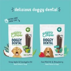 Edgard & Cooper Doggy Dental Sticks Appel - Eucalyptusolie Medium -Hondenspullen Verkoop 1200x1200 150