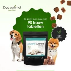 RUST EN KALMEREN CALMING Support 90 Stuks - Kalmeren - Antistressmiddel - Hond - Hondenkoekjes - Hondensupplementen - Honden - Puppy - Hondenvoeding -Hondenspullen Verkoop 1200x1200 163