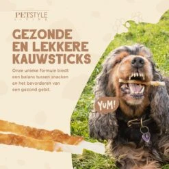 Petstyleliving Gedraaide Sticks Met Kip - Voordeelzak 100 Stuks 12,5cm - Hersluitbaar - Hondensnacks - Kauwstaaf -Hondenspullen Verkoop 1200x1200 208