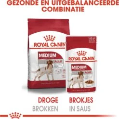 Royal Canin Shn Medium Adult Pouch - Hondenvoer - 10 X 140 G 14 Royal Canin Shn Medium Adult Pouch - Hondenvoer - 10 X 140 G -Hondenspullen Verkoop 1200x1200 237