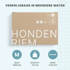 Hondenriem Tape - 5 Meter - Medium - Voor Honden <25 Kg - Zwart-Wit -Hondenspullen Verkoop 1200x1200 340
