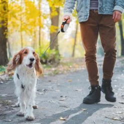 Hondenriem Tape - 5 Meter - Medium - Voor Honden <25 Kg - Zwart-Wit -Hondenspullen Verkoop 1200x1200 342