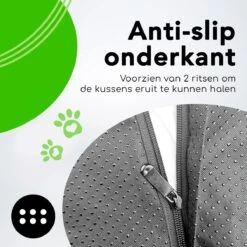 Doxie® Hondenmand – Kattenmand – ⌀ 100 Cm – Met Afneembare Hoesje – Lichtgrijs -Hondenspullen Verkoop 1200x1200 408