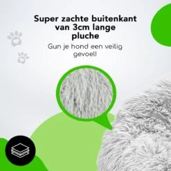 Doxie® Hondenmand – Kattenmand – ⌀ 100 Cm – Met Afneembare Hoesje – Lichtgrijs -Hondenspullen Verkoop 1200x1200 410