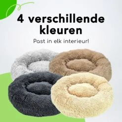 Doxie® Hondenmand – Kattenmand – ⌀ 100 Cm – Met Afneembare Hoesje – Lichtgrijs -Hondenspullen Verkoop 1200x1200 414