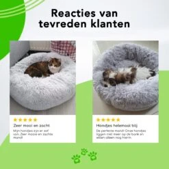 Doxie® Hondenmand – Kattenmand – ⌀ 100 Cm – Met Afneembare Hoesje – Lichtgrijs -Hondenspullen Verkoop 1200x1200 416