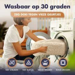 Pet Perfect Donut Hondenmand - 80cm - Fluffy Hondenkussen - Hondenbed - Créme/Bruin -Hondenspullen Verkoop 1200x1200 471