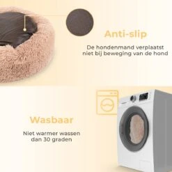 Coooper Donut Hondenmand - Fluffy Hondenmand - 100 Cm - XXL - Wasbaar - Pluche 14 Coooper Donut Hondenmand - Fluffy Hondenmand - 100 Cm - XXL - Wasbaar - Pluche -Hondenspullen Verkoop 1200x1200 516