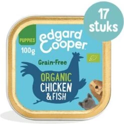 17x Edgard & Cooper Kuipje Vers Vlees Puppy Hondenvoer Bio Kip - Vis 100 Gr -Hondenspullen Verkoop 1200x1200 53