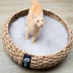 District 70 COCOON - Luxe Hondenmand Van Duurzaam Hoogwaardig Riet Met Zacht Kussen - Maten S/M/L - Large -Hondenspullen Verkoop 1200x1200 601