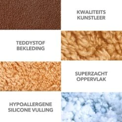 PrimePlus Hondenkussen XL Bruin/Cognac - 120x80x10 CM - Zacht En Luxe Hondenmand - Hondenbed - Hondenmat - Orthopedisch Hondenkussens -Hondenspullen Verkoop 1200x1200 857