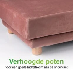 Maxxpro Katten- En Hondenbank - Roze - Verhoogd Met Houten Poten - Fluweel Materiaal - 90 X 44 X 34 CM - Huisdieren Tot 80 KG 11 Maxxpro Katten- En Hondenbank - Roze - Verhoogd Met Houten Poten - Fluweel Materiaal - 90 X 44 X 34 CM - Huisdieren Tot 80 KG -Hondenspullen Verkoop 1200x1200 901