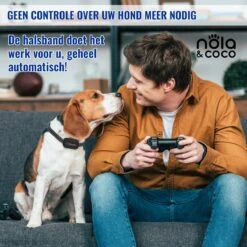 Nola & Coco® Oplaadbare Anti Blafband - 4 Kleuren - Zonder Schok - Waterdichte Diervriendelijke Blaf Halsband - Opvoedingshalsband - Voor Grote En Kleine Honden - Lichte Vibratie En Geluid - 3 Tot 60kg -Hondenspullen Verkoop 1200x1200 958