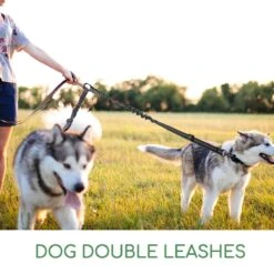 Nobleza Splitter Hondenriem - Dubbel Aanlijnriem Voor Honden - Splitter Verstelbaar - Zwart -Hondenspullen Verkoop 1200x1200 969
