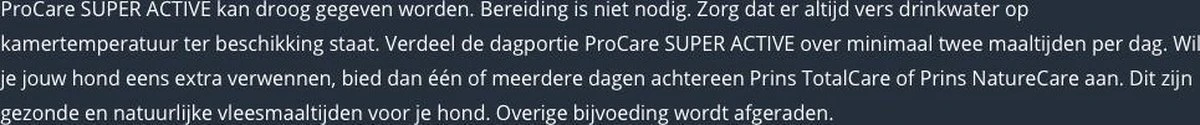 Prins Procare Super - 15 KG 10 Prins Procare Super - 15 KG - Afbeelding 8