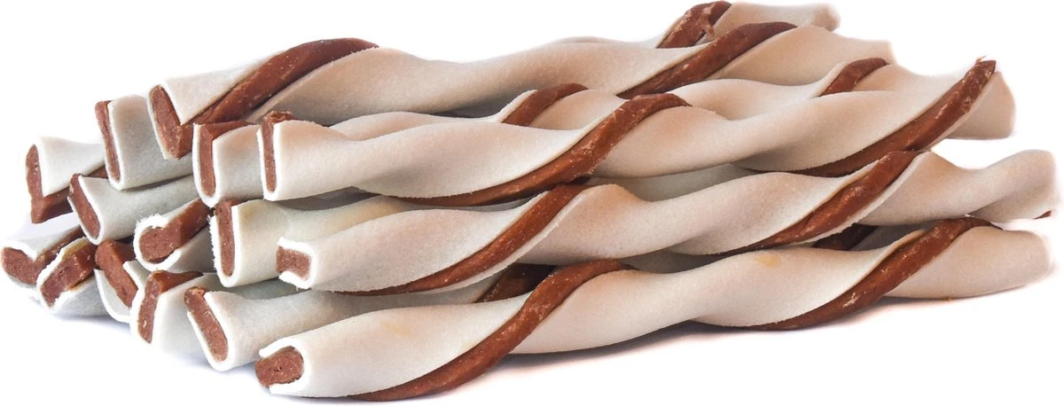 Kauwstaaf Kipwokkel 25cm 15 Stuks - Hondensnacks - Kauwsnacks - Kip - Hondenbot - Dental Stick 3 Kauwstaaf Kipwokkel 25cm 15 Stuks - Hondensnacks - Kauwsnacks - Kip - Hondenbot - Dental Stick