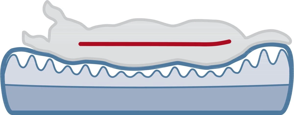 Trixie Vitaal Orthopedische Kussen Taupe/Lichtgrijs - 60 X 40 CM 7 Trixie Vitaal Orthopedische Kussen Taupe/Lichtgrijs - 60 X 40 CM - Afbeelding 5