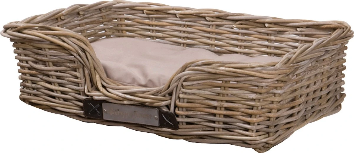 Happy-House Rieten Hondenmand - XXL - 100 X 80 Cm 3 Happy-House Rieten Hondenmand - XXL - 100 X 80 Cm