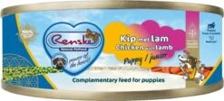 24x Renske Blik Vers Gestoomd Complete Menu Puppy Kip - Lam 95 Gr