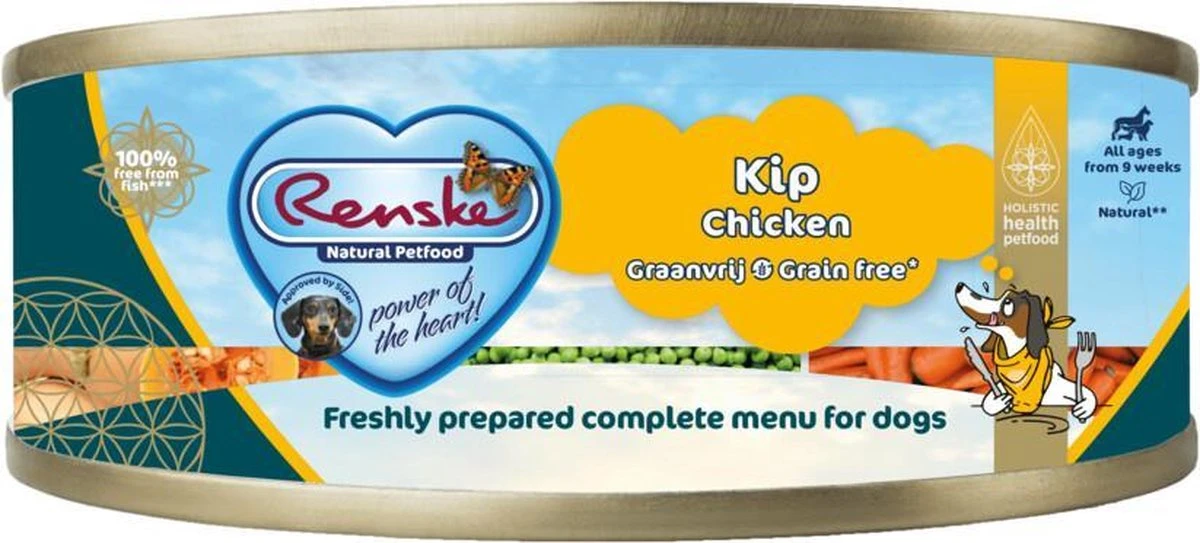 24x Renske Blik Vers Gestoomd Complete Menu Kip Graanvrij 95 Gr 3 24x Renske Blik Vers Gestoomd Complete Menu Kip Graanvrij 95 Gr